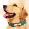 Pet Collars  Microfiber Leather Lettering Dog Collars Adjustable Dog Brand Anti Loss Collars