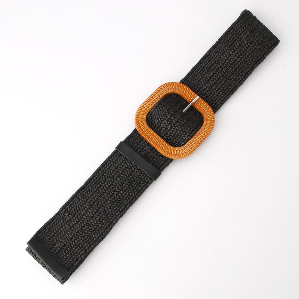 Ceinture Tressée Bohème en Paille Ceinture de Taille Style Ethnique Colorée Ceinture Style Bohème Décorative pour Jeans