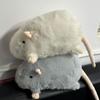 Cute 35/50/90Cm Mouse Doll Cartoon Plush Flower Branch Rat Doll Soft Oversized Animal Figure Gift Birthday Stuffedplush Animal