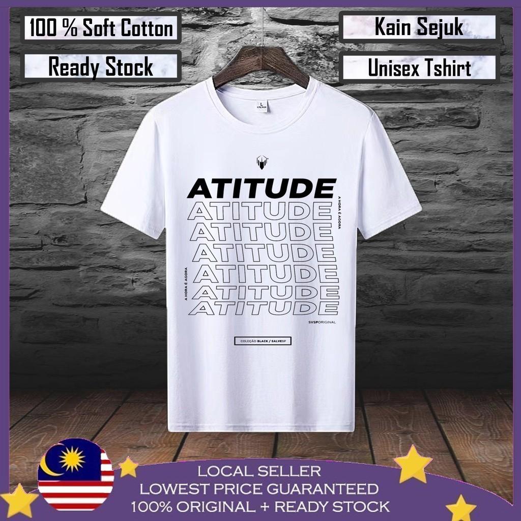 Premium  Atitude Baju T shirt Lelaki  Men T shirt Baju viral Lelaki Baju Fashion Baju Lelaki