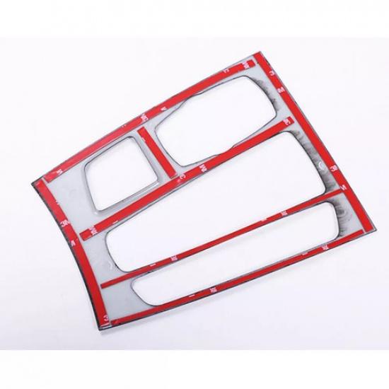 Car Interior Gear Shift Knob Panel Cover Trim For BMW X5 F15 X6 F16 Chrome Inner