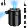 5000mAh Rechargeable Portable Air Pump 2-in-1 Electric Inflator Deflator 400L/min Fast Airflow USB Type-C Mini Air Pump Camping
