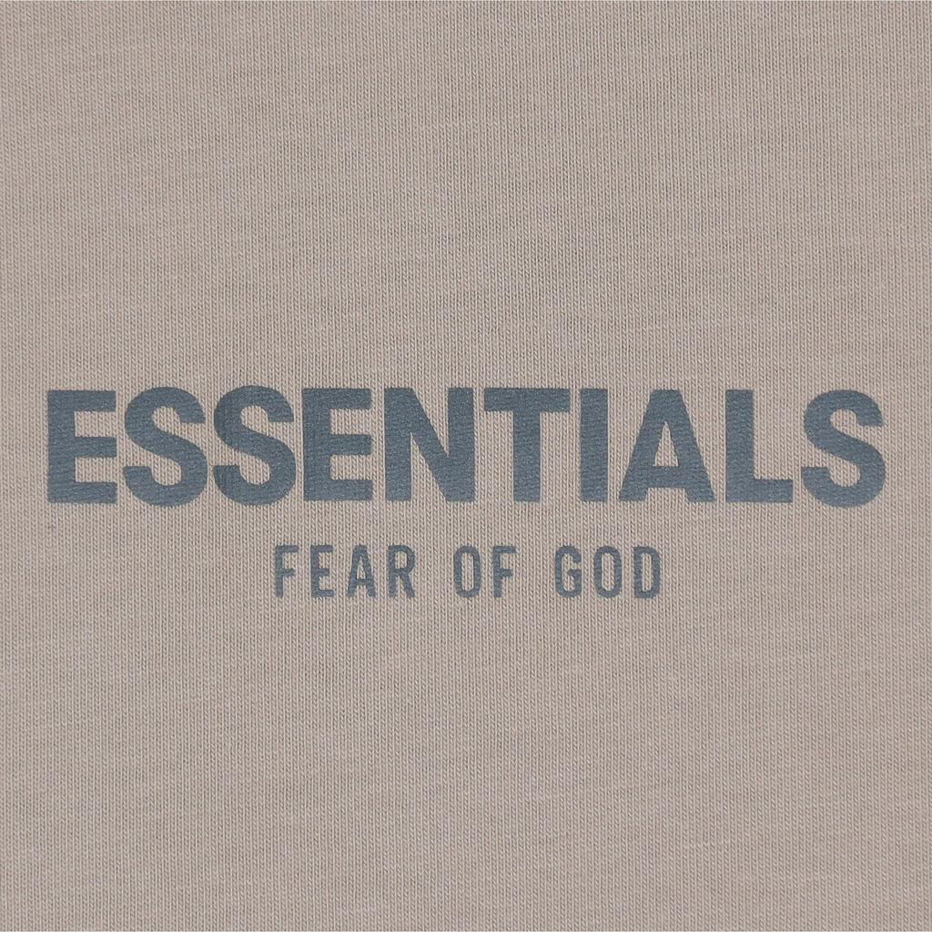Fear of God Essentials Fall/Winter 2021 Short Sleeve Polo Unisex Tops String Tan FOG-FW21-593