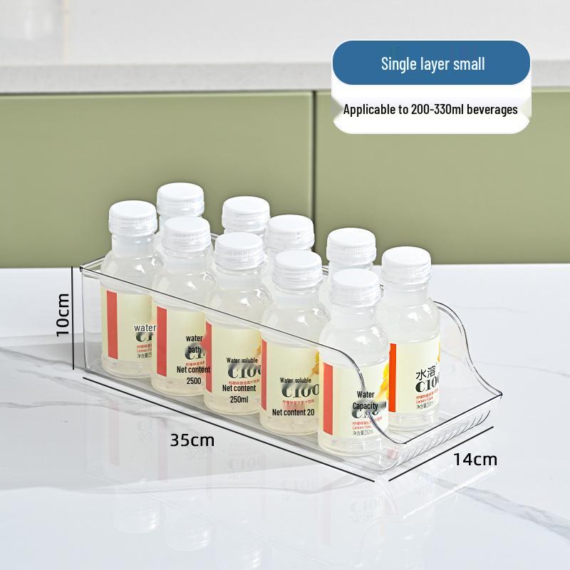 Double-Layer Self-Rolling Beverage Storage Rack for Cans (Large Size)