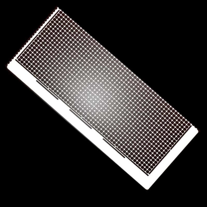 Stainless Steel Ruler with 1020 Blank Grids  Ruler Tool