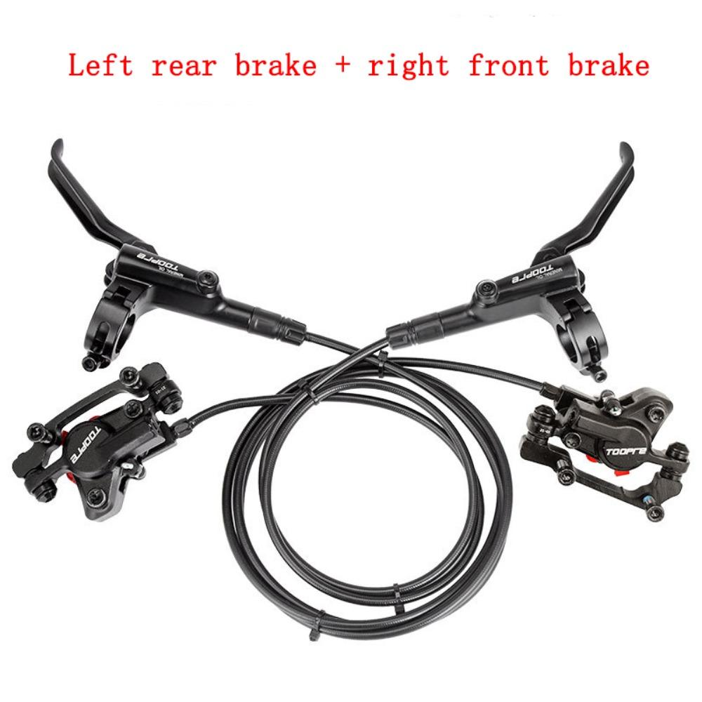 Universal MTB Oil Disc Brake Left Right BL BR MTB E-bike Disc Brake Set Kit Active Lock Ring Hydraulic Pulling Brake System