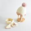Kids' Knit Hat & Scarf Set: Windproof, Warm, Ear-Protective Accessories