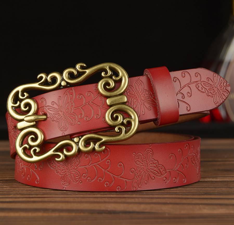 Women's Leather Belts Fashion Belts Ladies Female Brand Waistband New Leather Belt for Women