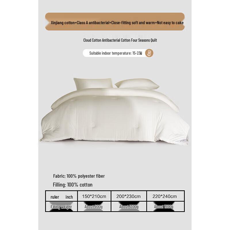 Mercury Home Textiles All-Season Xinjiang Cotton Quilt