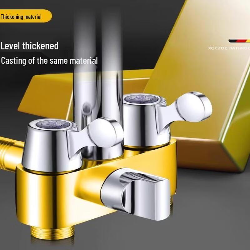 Brass 3-Outlet Washing Machine & Mop Sink Faucet