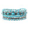 Bohemian DIY Beaded Bracelet for Women Handmade Turquoise Stone Jewelry Fashion Boho Chic Adjustable Anklet