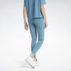 Reebok Knitted Sweatpants Women's Blue Moderate Slim Fit Pants HS4753