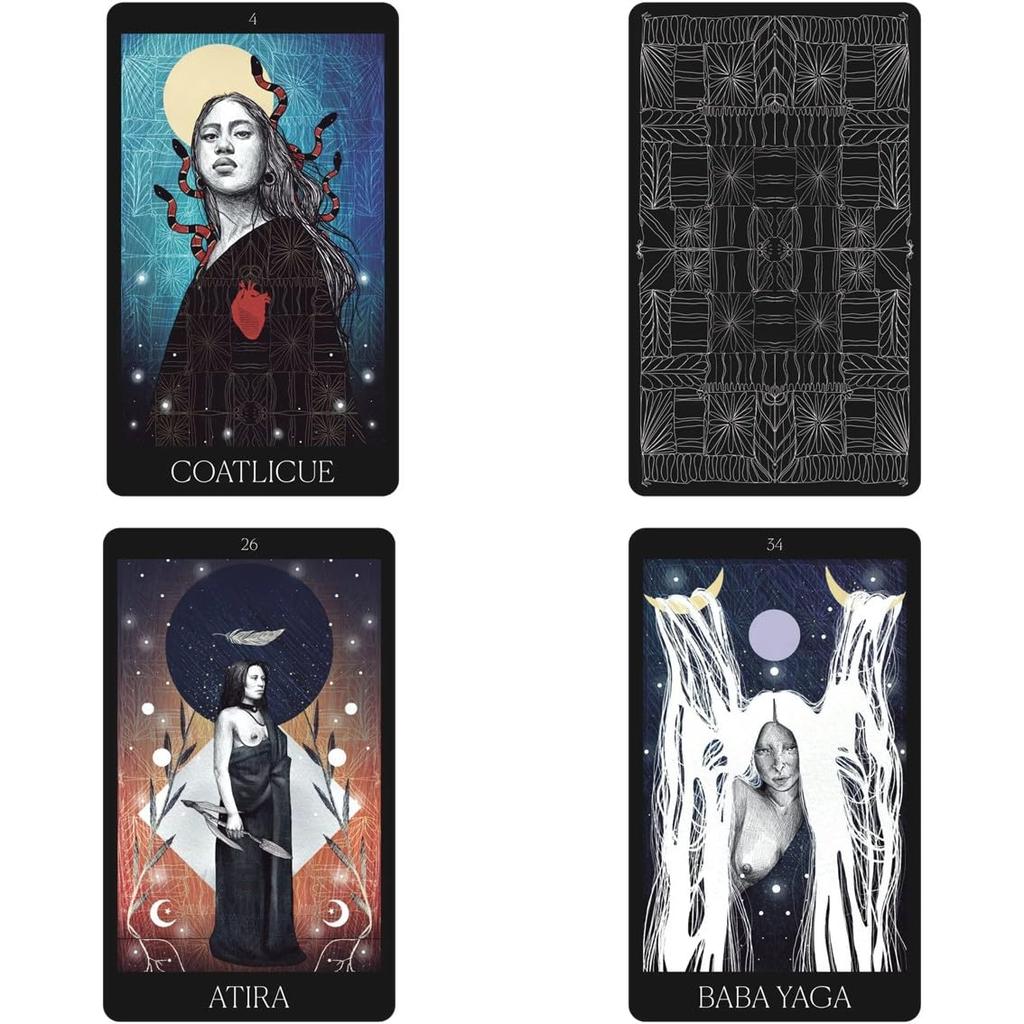 Kancharo Oracle Card Tarot Card Reading Myths Includes Japanese Oracle Card Basic Instructions Pouch 50-Card Set, [Feminine Oracle], & (Authentic)