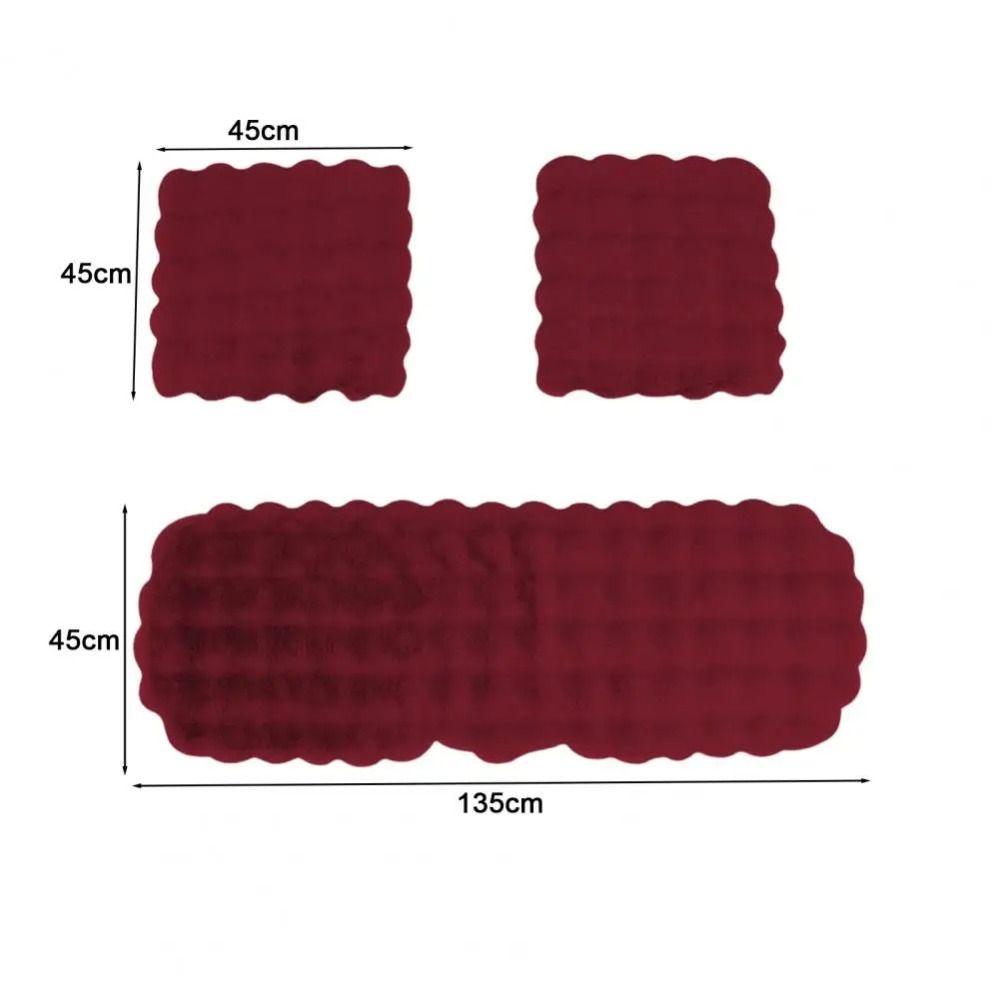 Warm Plush Winter Car Seat Cover Ultra-Soft Vehicle Dressed Decoration  Car Cushion