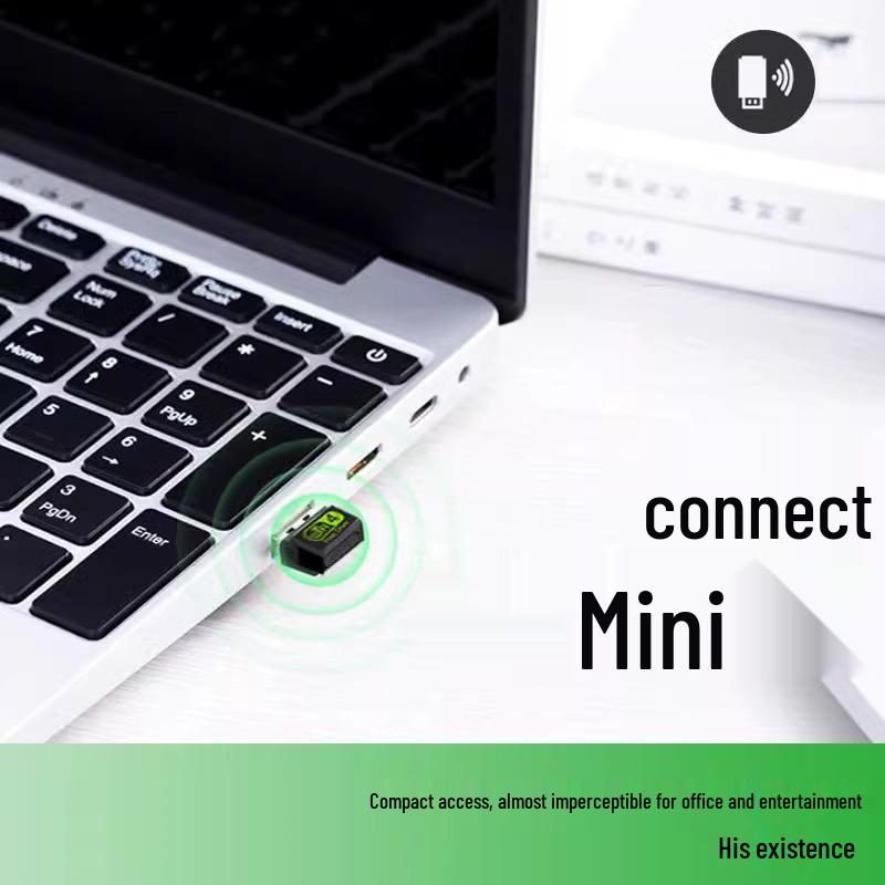 USB Wireless Network Adapter - Driver-Free, Gigabit, for Desktop & Laptop, 360° WiFi Receiver, Unlimited Mini Connectivity