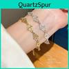 Bracelet Manchette Cœur Nuage en Alliage au Design Élégant pour Femme Occasion Cadeau