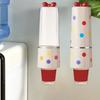 Punch Free Disposable Cup Holder Automatic Cup Storage Rack Disposable Paper Cups Dispenser  Office