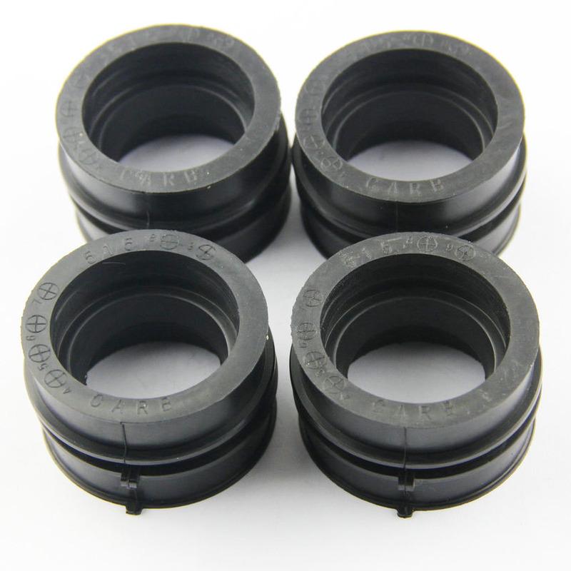 Motorcycle Carburetor Adapter Inlet Intake Pipe Rubber Mat For Kawasaki ZX600 NINJA 600 GPX600R GPZ600R ZX500 GPX500R 16065-1129