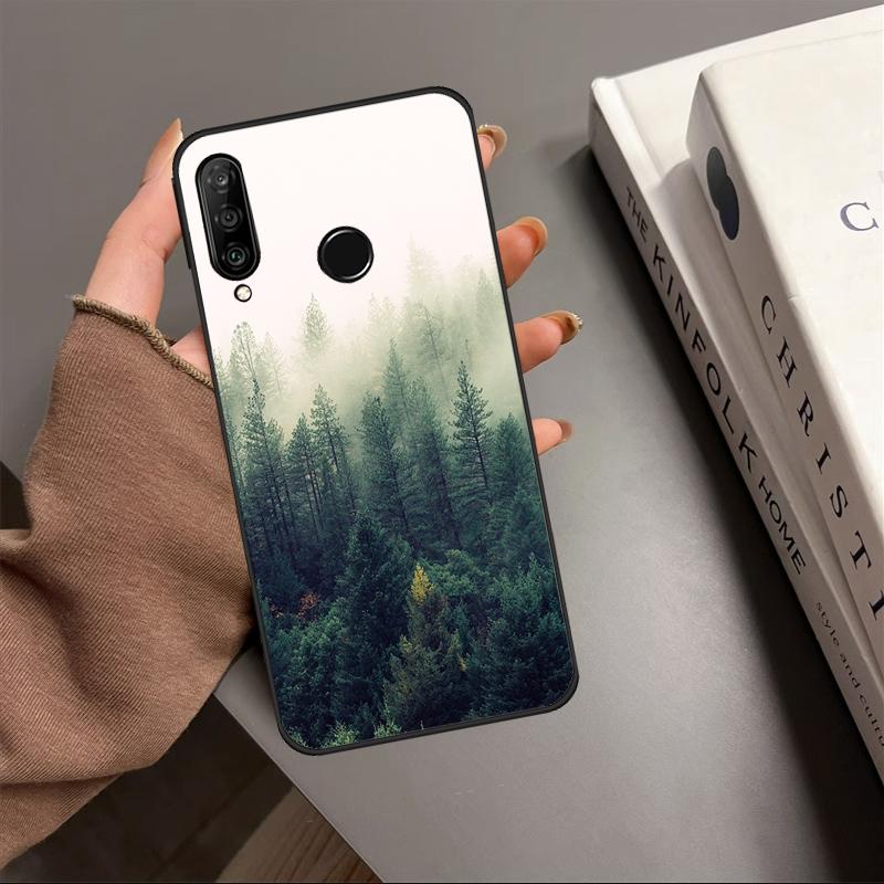 Beautiful Mountain Forest Nature For Huawei Nova 12s 12i 11i 8i 7i 9 10 SE Y90 Y60 Y70 Y72 Y61 Y91 P30 P40 Lite P60 Pro Case
