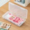 1Pcs Portable Storage Box Paper Money Album Currency Banknote Case Coin Storage Collection Boxes Holder Transparent Plastic Case
