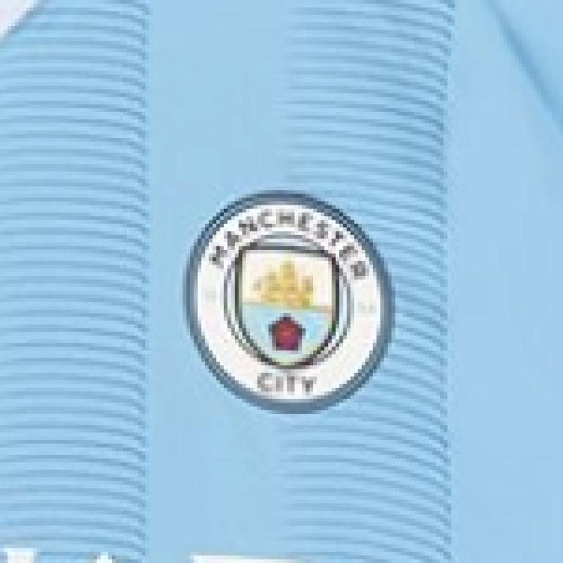 Puma Tricou Man City Mânecă Scurtă Tricou Manchester City Acasă Autentic 2023 24