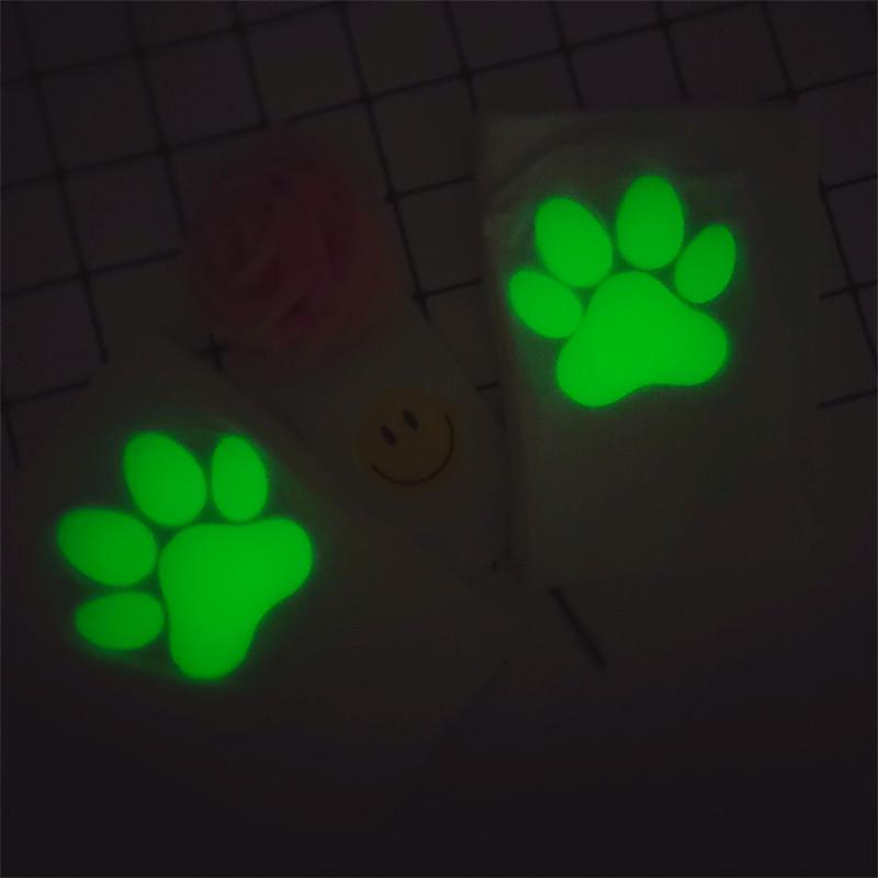 3D Cat Paw Silicone Thigh-High Socks - Cute Anime Lolita JK Style