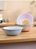 Double-Layer Round Drain Basket: Kitchen Plastic Rice & Vegetable Washing Basin