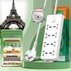 European Standard German Power Strip Extension Cord Adapter for Cross-Border Use