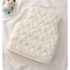 Children's cotton vest thickened short cotton-padded clothes 2025 autumn winter boys' girls' warm solid vest tops with Wear it inside or outside