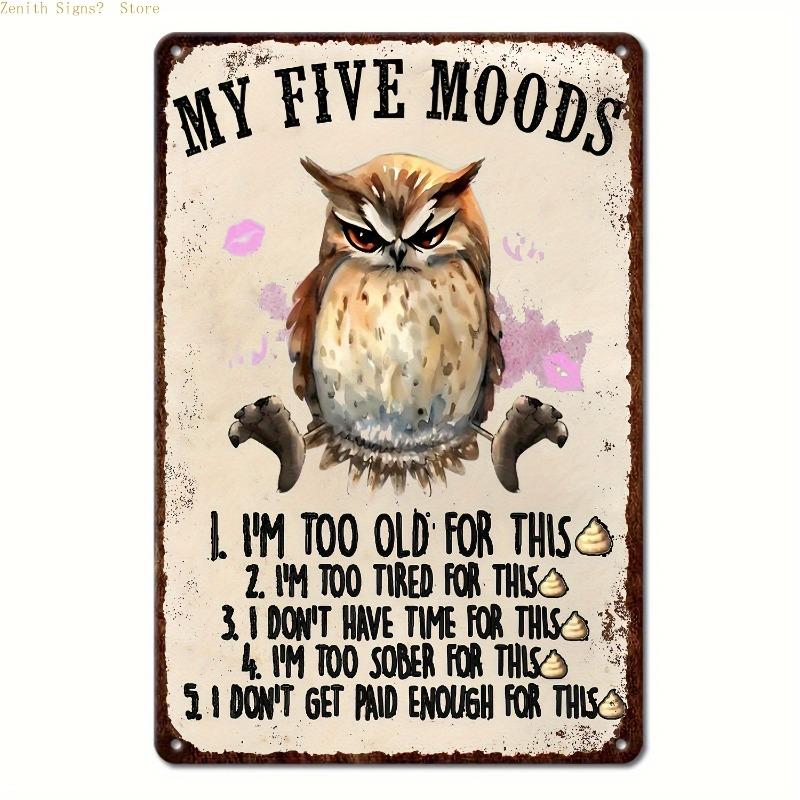 2D Flat Universal Design Iron Tin Sign with Robust Durable Construction and Enhanced Weather-Resistant Features for Wall Decor