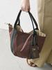 Ships Any Special Order Folna: 2-Way Line Nylon Tote Bag 720010122 Brown One Size