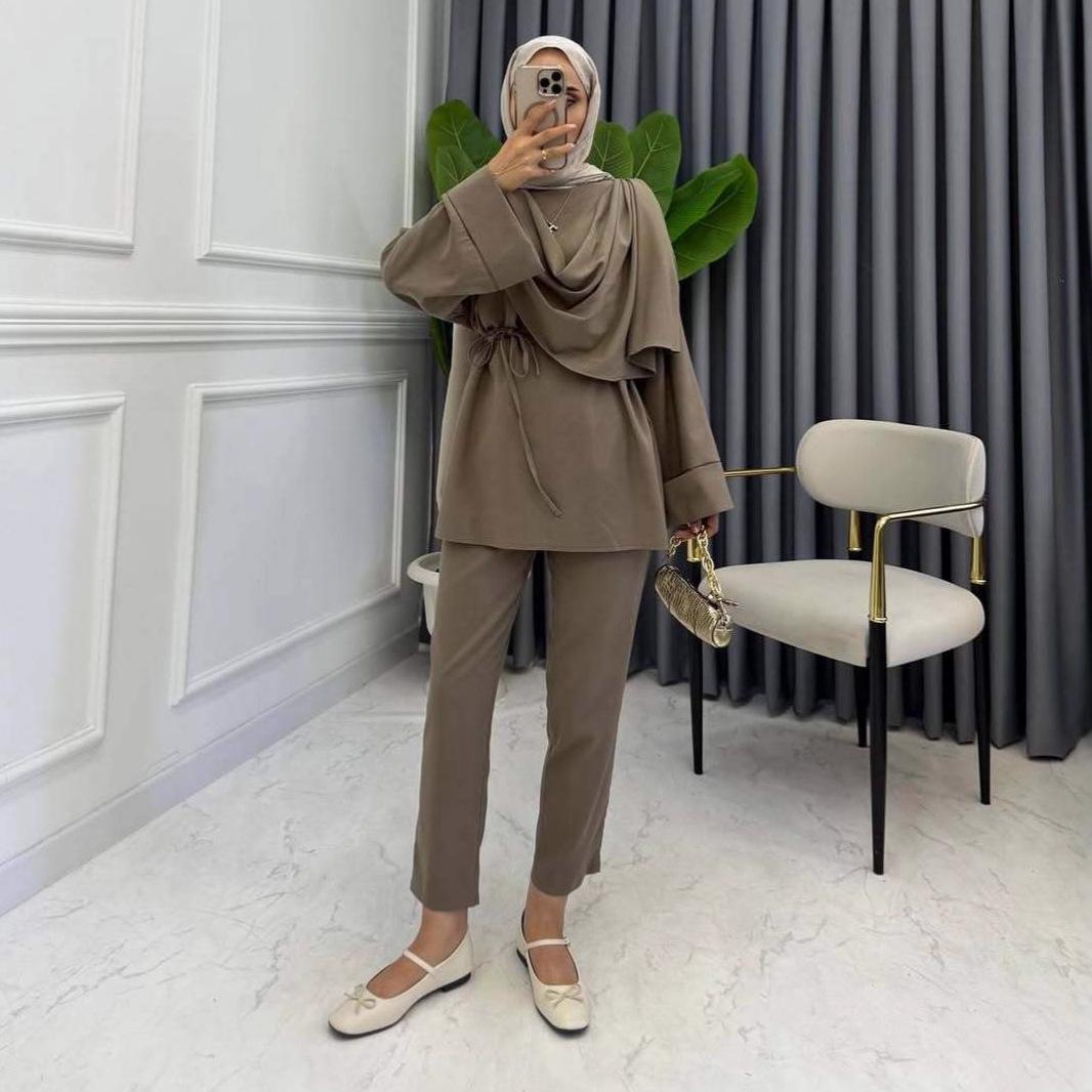 Европейский и американский женский летний повседневный комплект без рукавов S