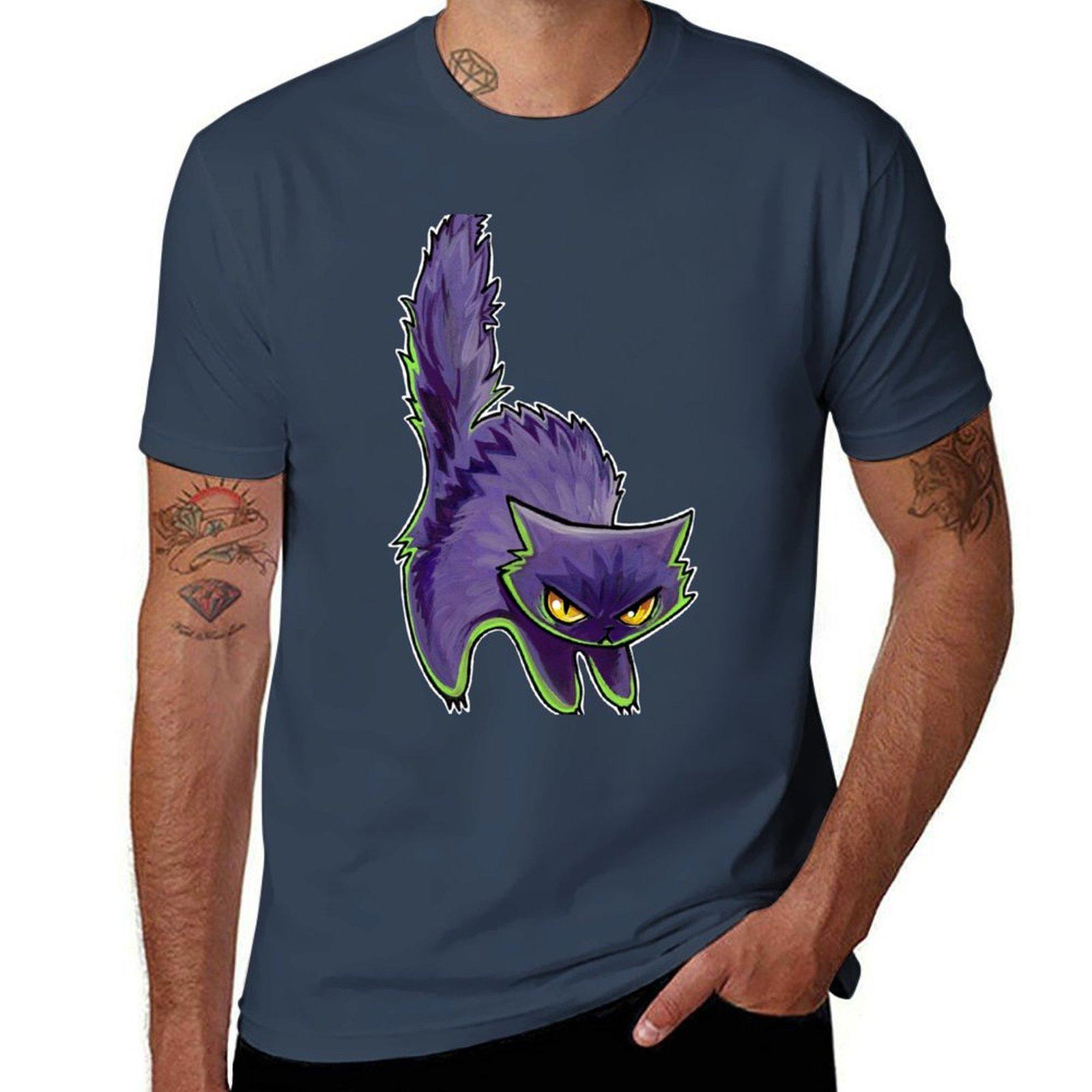 Purple hiss TShirt Novelty Graphic Tee Shirt S