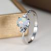 Mode 925 Sterling Silber Oval Weiß Feueropal Ringe für Frauen Hochzeit Engagement Edlen Schmuck Party Geschenke