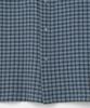 MILLO ARCHIVE Narrow Wrinkle Check Roll-Up Half Shirt [Grunge Blue]