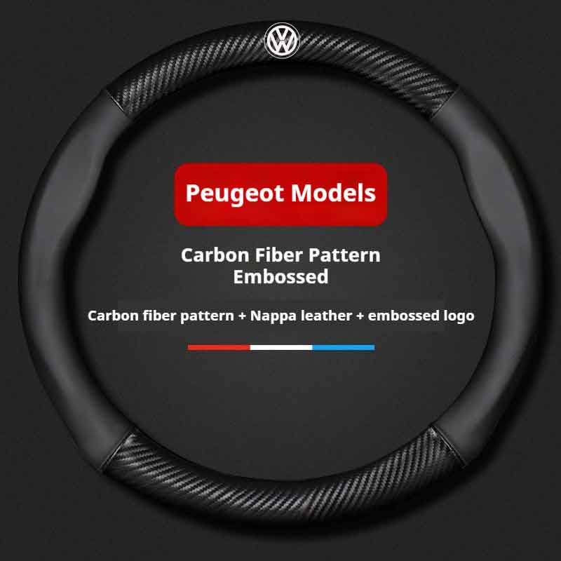Leather Car Steering Wheel Cover for Volkswagen VW Golf 7 Mk7 Touran Up New Polo Jetta Passat B8 Tiguan Gti Gte Auto Accessories Os5
