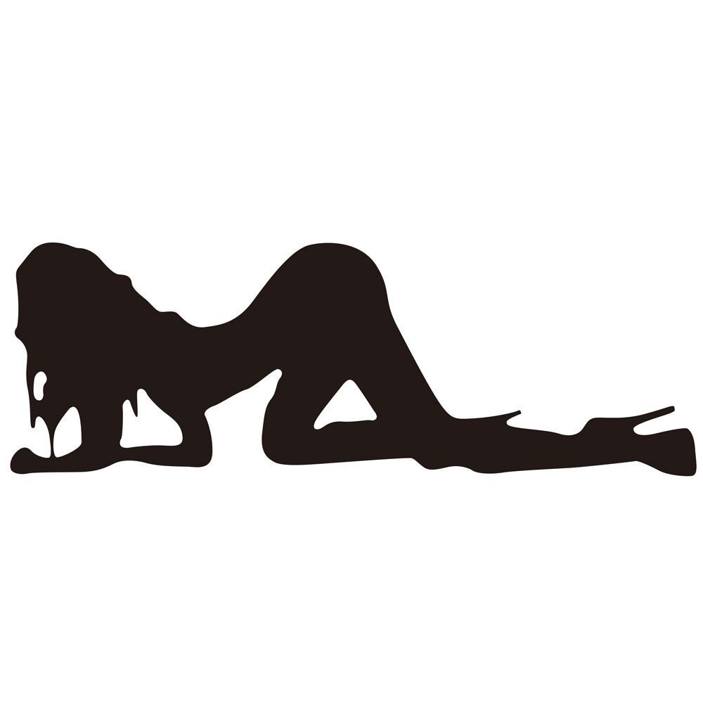 Car Sticker Sexy Woman Silhouette Car Decal Set Sexy Woman Silhouette Design Sticker for Car Body, Window & Auto Accessories