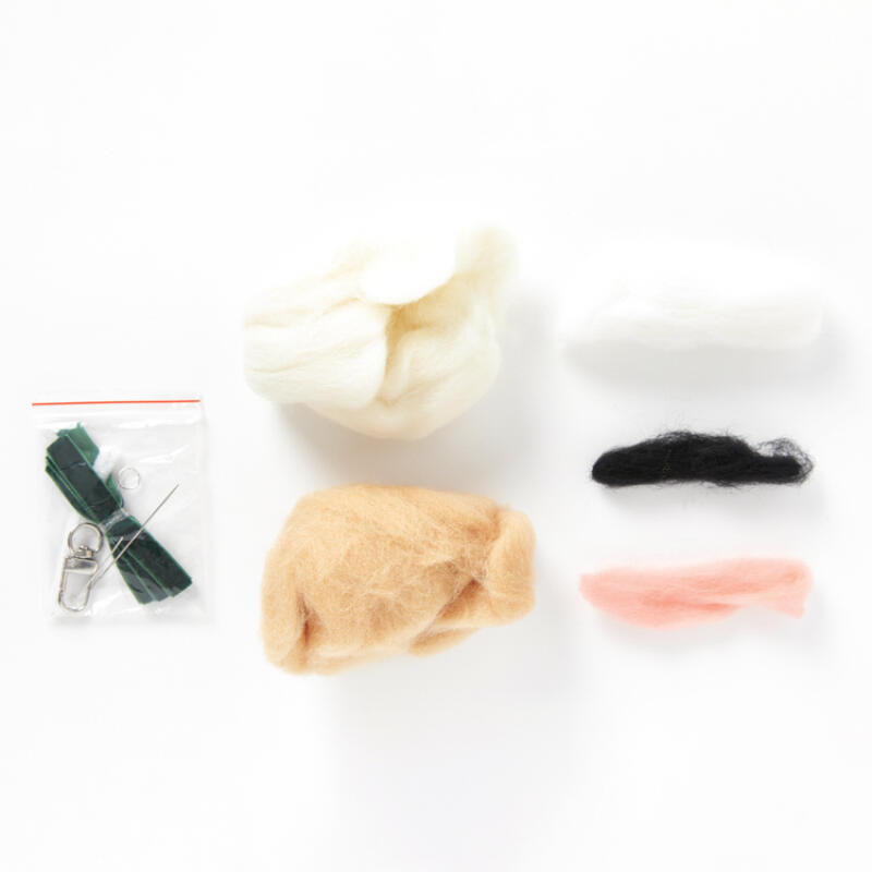 

Sheepskin Felt Keychain Shiba (16013343)