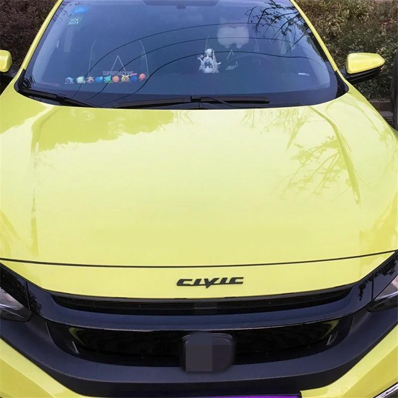 Insignia de Letra Metálica 3D Ivtec Pegatina Calcomanía Estilo de Coche Para Logo Civic Pegatinas Calcomanías Traseras de Maletero de Coche Accesorios de Coche