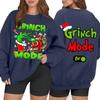 Women's Casual Fashion Long Sleeve Christmas Printed Round Neck Sweatshirt Top