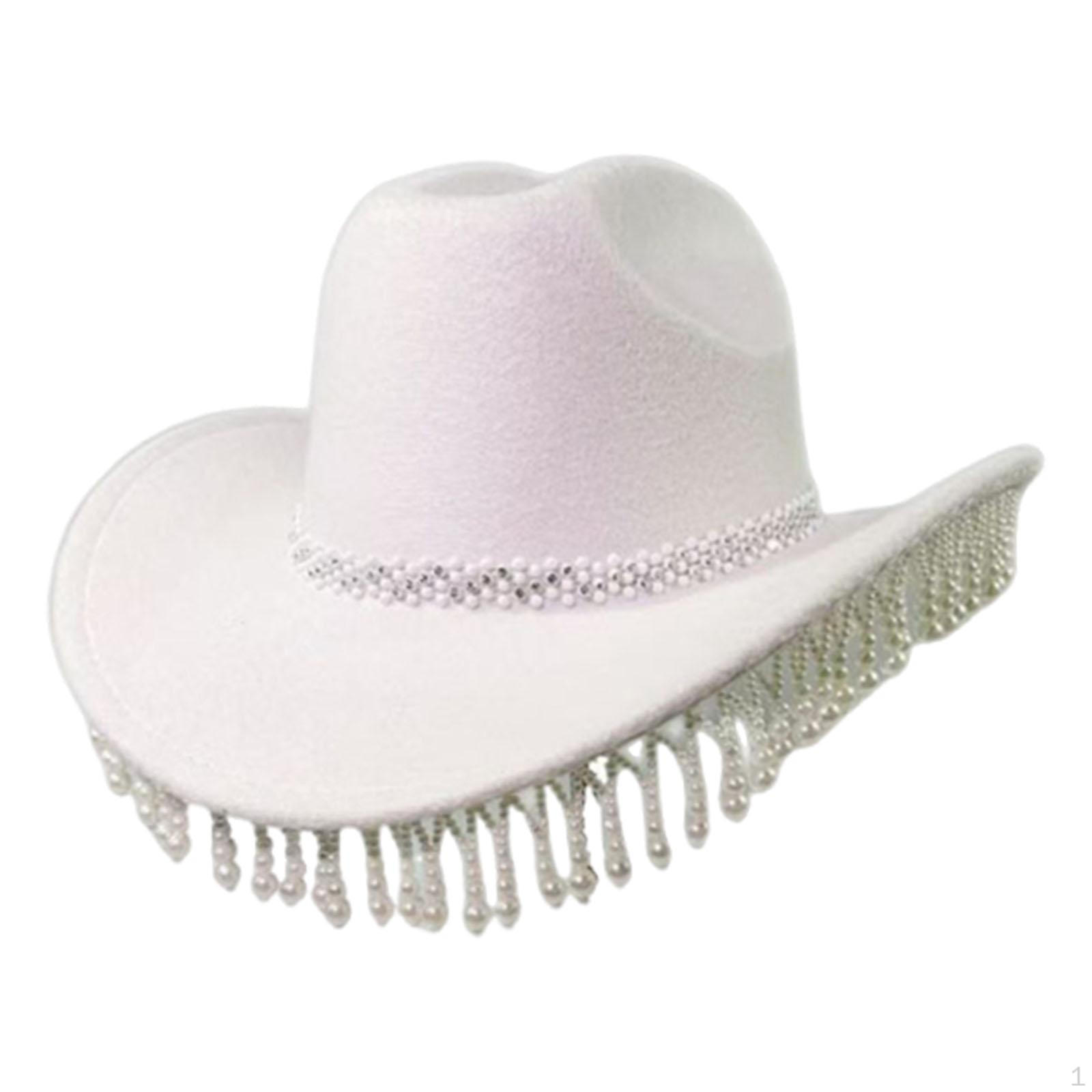 

Ковбойская шляпа Взрослые головные уборы Ковбойка для ролевых игр Сценическое выступление Свадьба белый