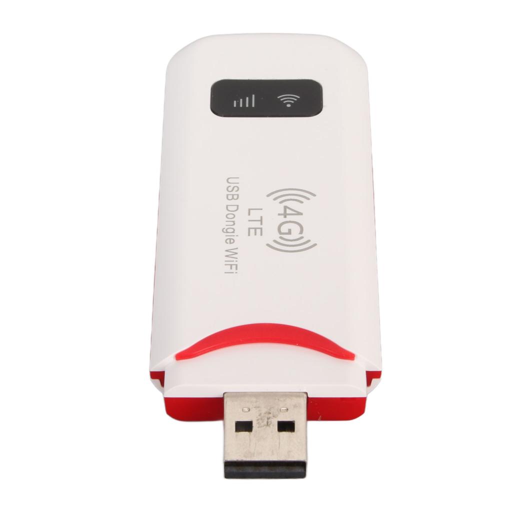 Point d'accès WiFi Portable Prise Blanche Plug and Play Haute Vitesse 4G USB WiFi Mobile Signal Stable Prise en Charge Multi-Appareils pour TV pour Téléphone
