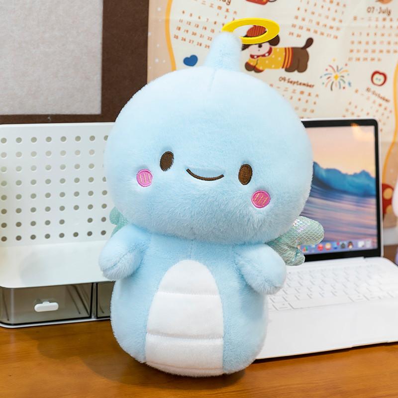 Angel Plush Dolphin Toy Cartoon Animal Soft Filled Doll Children Holiday Gift