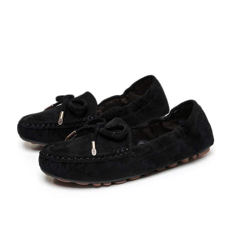 Soft-soled shoes women s spring and autumn beanie shoes women s flat-soled single shoes mother shoes lazy loafers 42 6080₽
