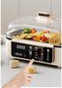 German Electric Steamer: Three-Layer, Large Capacity with Timer, Anti-Dry Protection for Stewing and Cooking.