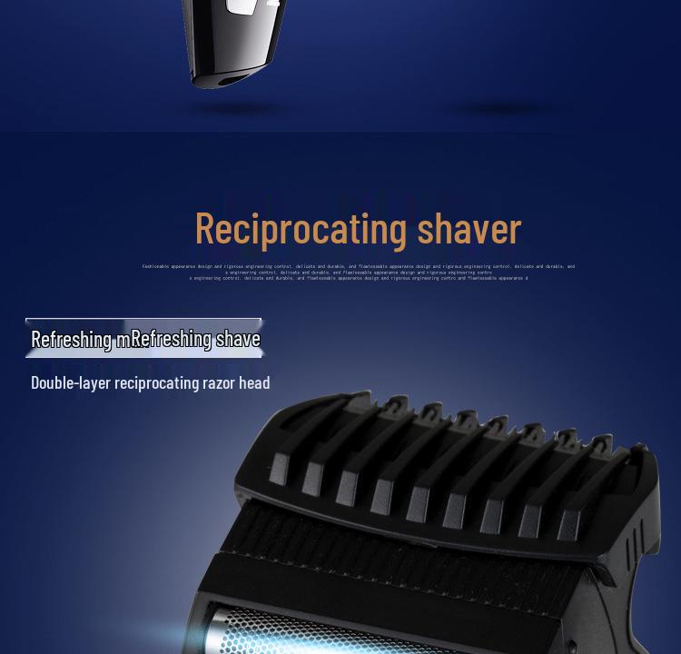 Rechargeable Electric Hair Clipper & Head Shaver Trimmer