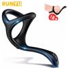 Soft Silicone Cock Ring for Men Delay Loop Cock Sex Toys for Men Penian Rings Adult Supplies Delayed Ejaculation Linen Nozzle Sleeve for Penis