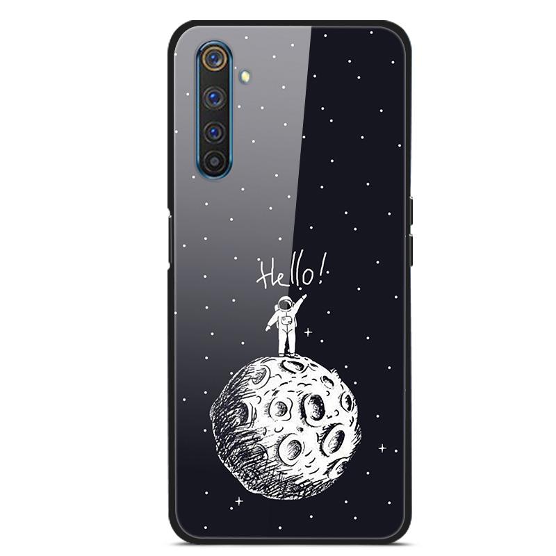 For OPPO Realme XT Tempered Glass Case Soft Bumper Hard Funda For OPPO Realme 6 Pro Realme X2 XT Phone Case Realme6 Back Cover