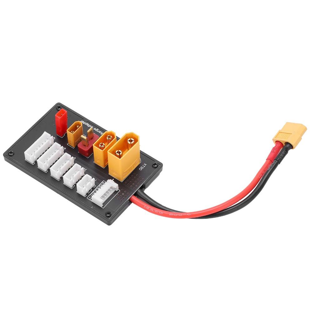 XT30 XT60 XT90 JST T Connector Parallel Charging Board 2S‑6S 5 in 1 Design Lipo Battery Charger