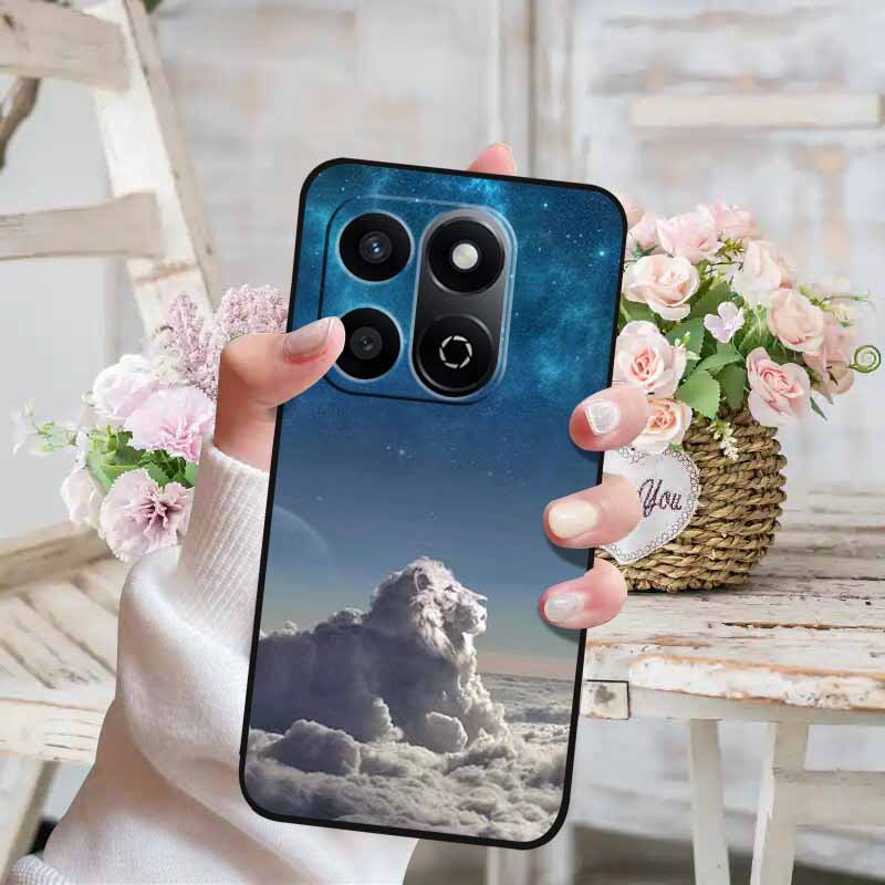 Soft Silicone Case For Honor X7c 4G 5G Cover Cat Painted Lovely Back Cover for Huawei Honor X7C 5G Phone Case HonorX7C TPU Para